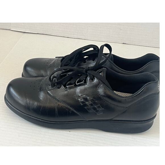 Women's SAS Tripad Comfort Black Leather Walking Sneakers Athletic Size 9.5 - Picture 7 of 9